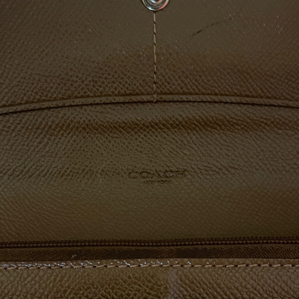 Coach Brown Leather Wallet with matching ID/Picture Holder - Picture 3 of 13